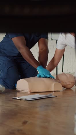 cpr training session