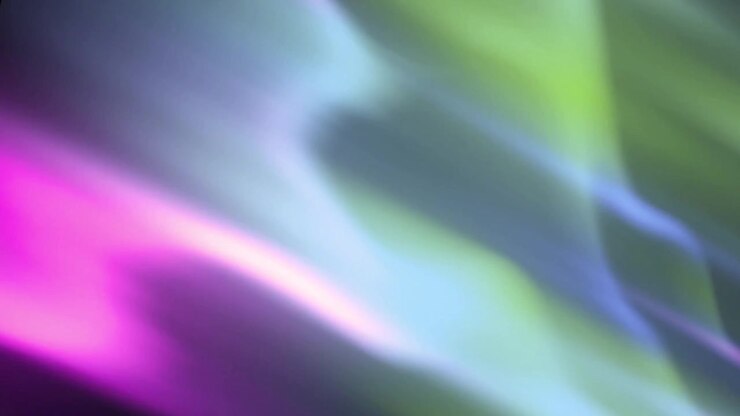 Abstract Motion Background with Flowing Neon Light Waves