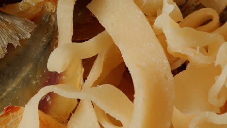 dried fish and squid snacks