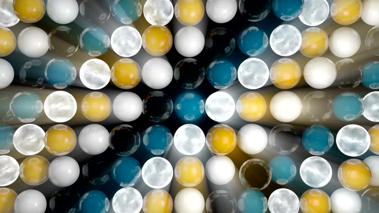 Abstract background with realistic 3d spheres. Colorful backdrop