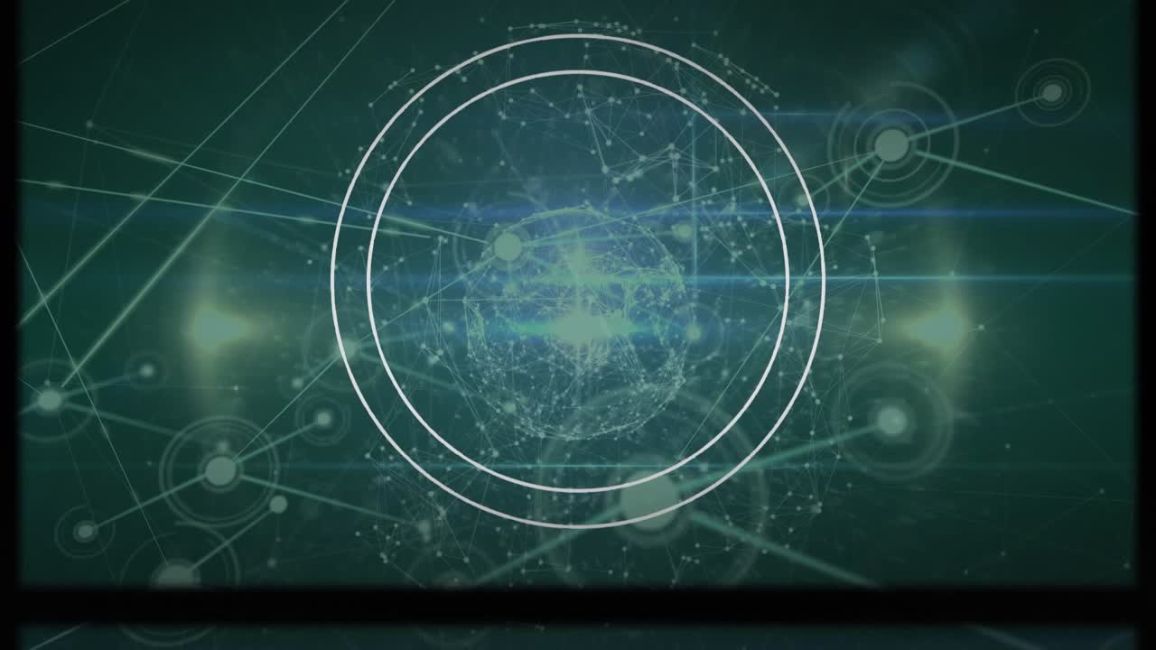 This video is a digital animation of a film reel against a green screen background
