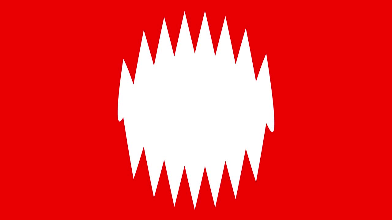 은 파동 삼각 루프 재료 애니메이션 모션 그래픽