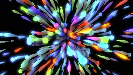 colorful abstract explosion