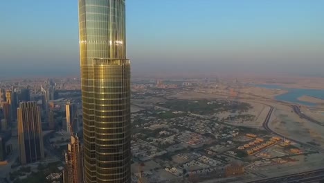 burj khalifa vista desde el aire