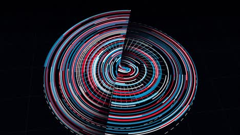 diseño de patrones circulares abstractos