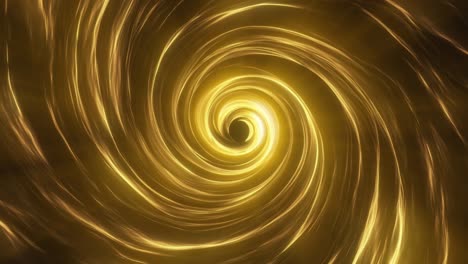glowing gold light rays abstract twisting tunnel  loop background