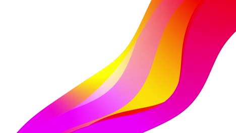 bucle sin costuras abstracto colorido gradiente suave fondo ondulado.4k animación línea.mp4