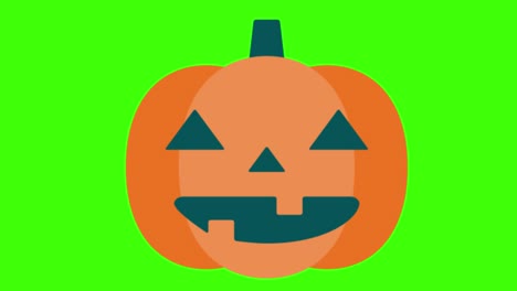 green screen , party icon , pumpkin