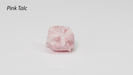 pink rock showcased on a plain background