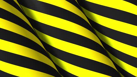 3d line illusion yellow and black background