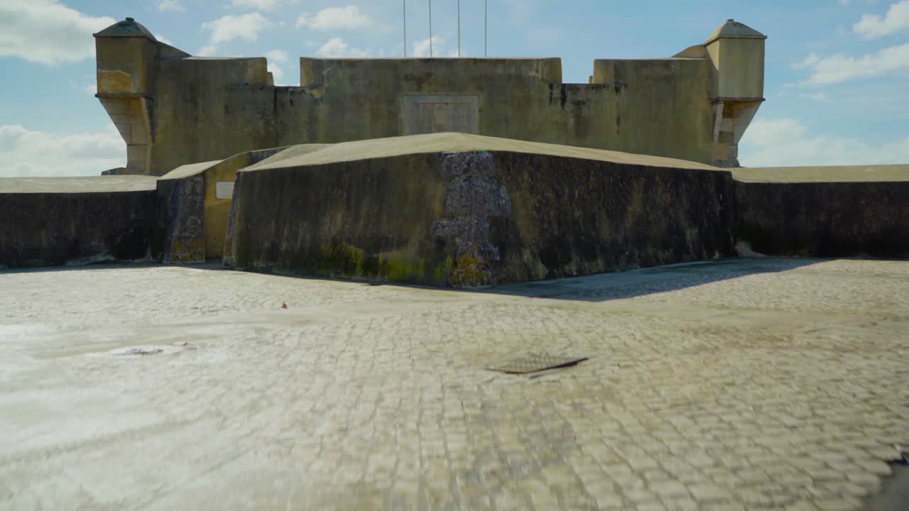 건물 요새 세습 재산 여행 맑은 오래된 건물 포르투갈 돌 육지 바다 여행 운동