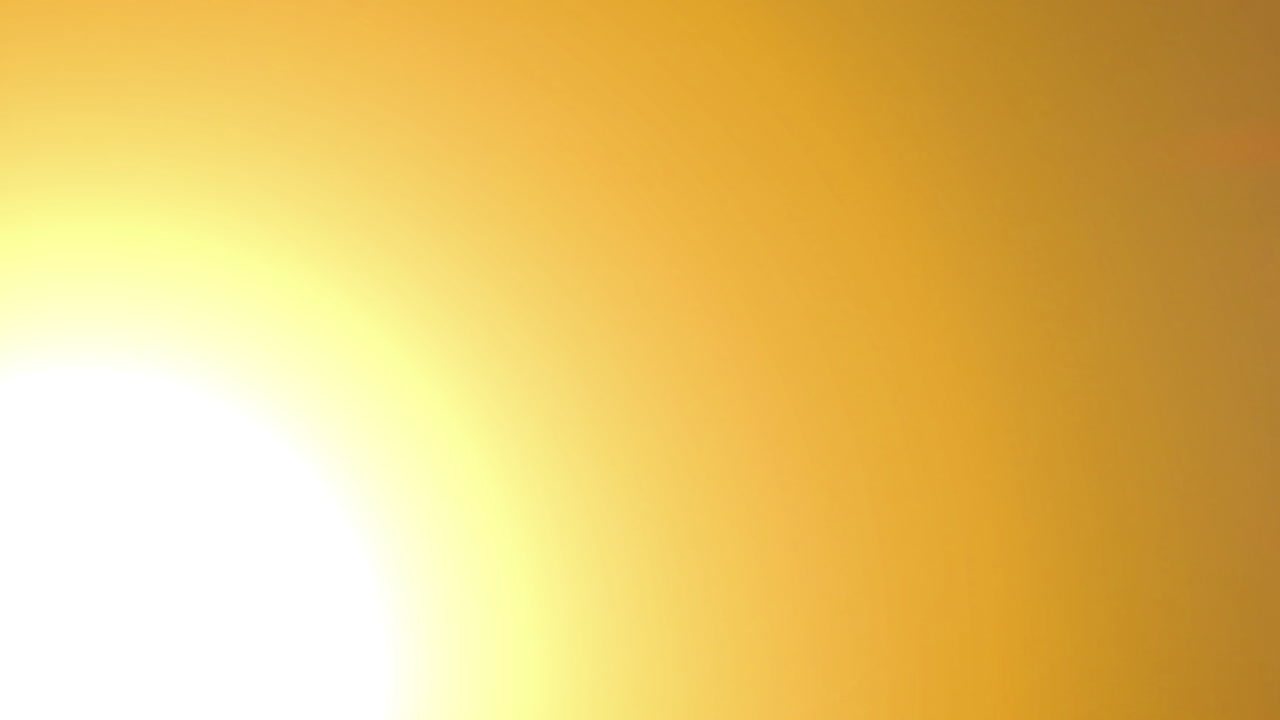 Bright Yellow Orange Light Transition and Fade