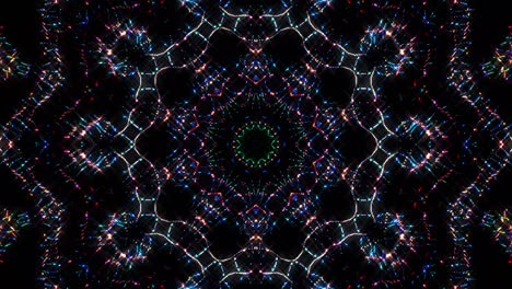 Colorful kaleidoscope sequence patterns Abstract moving graphic backgrounds. For shows, mandalas, animation Bright beautiful ornaments. smooth stem