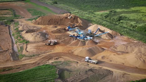 sorting plant station uk - aerial footage