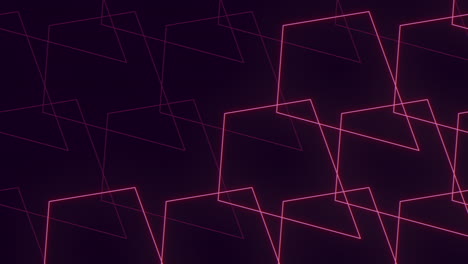 patrón geométrico futurista negro y rosa en un fondo moderno