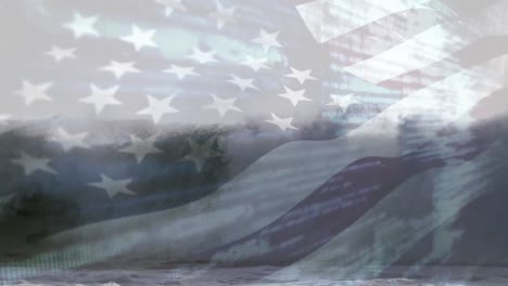 Digital-composition-of-waving-us-flag-against-waves-in-the-sea