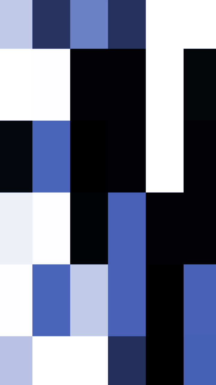 Abstract Pixelated Grid Transitioning with Changing Colors