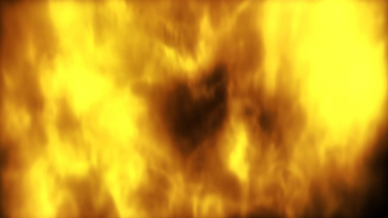 animación que muestra fuego