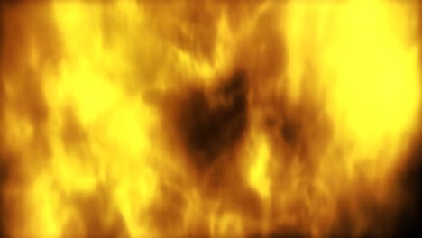 animation showing fire