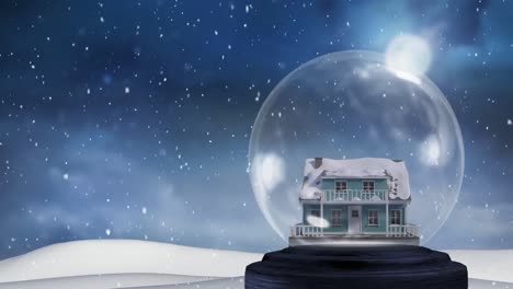 christmas snow globe