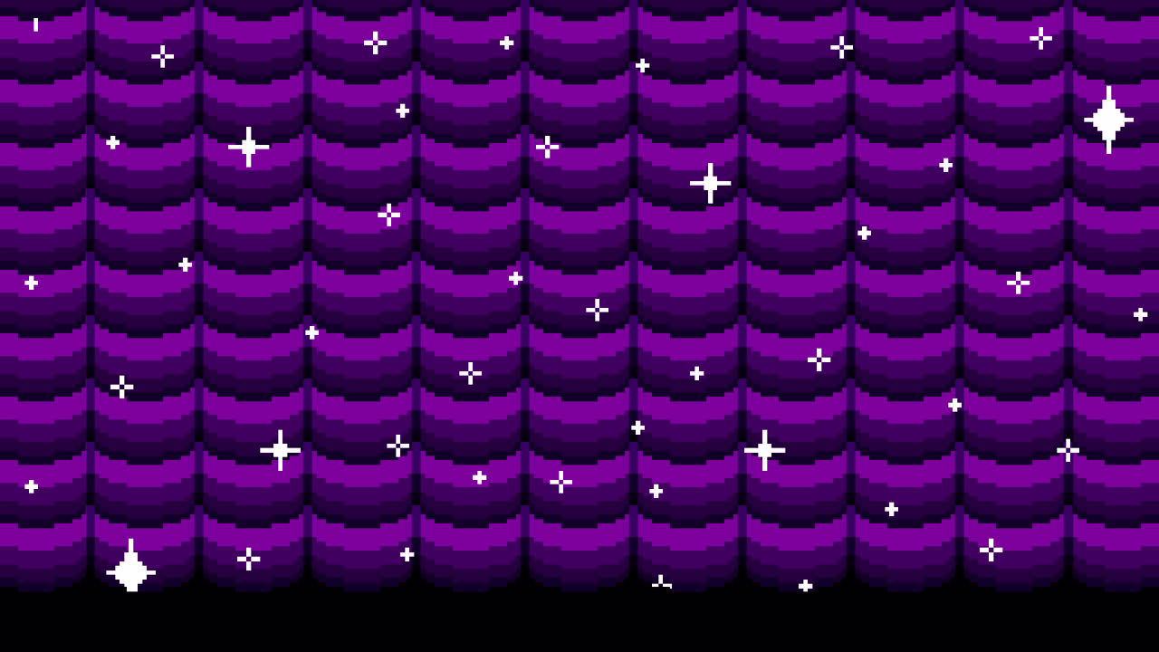 Abstract Purple Pixel Art Background Pattern with Stars
