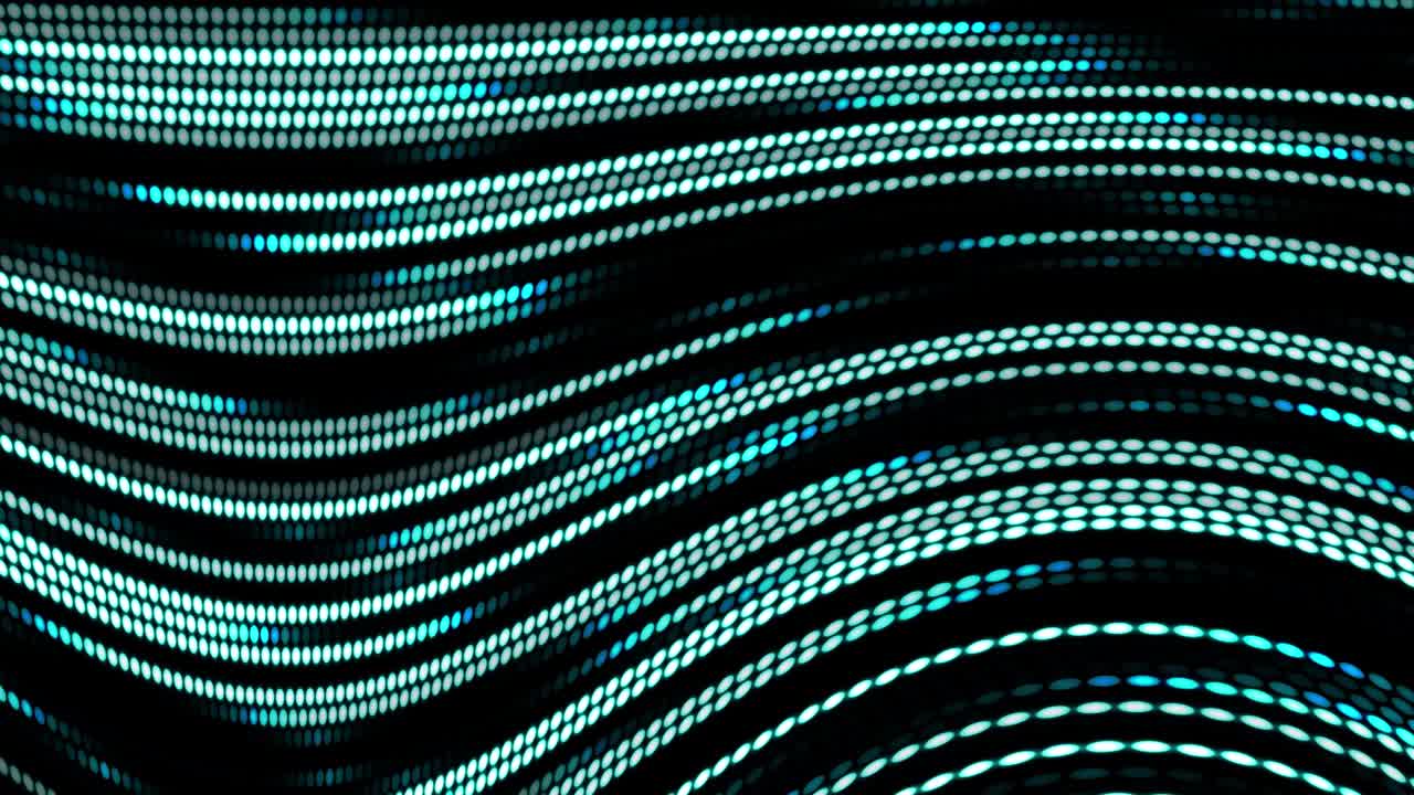 Dot animation Cyber line Motion graphics