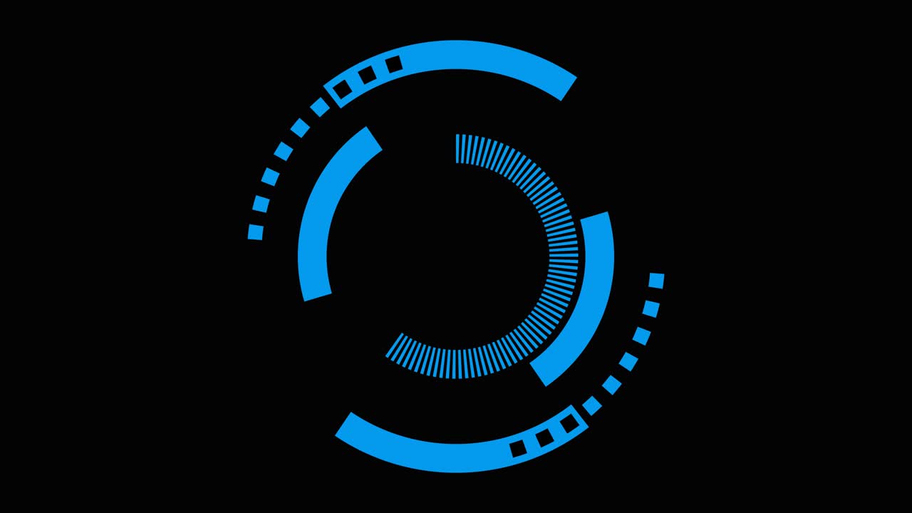 Hud element futuristic loading bar screen