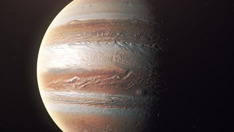 detalle en la superficie del planeta júpiter - alejar