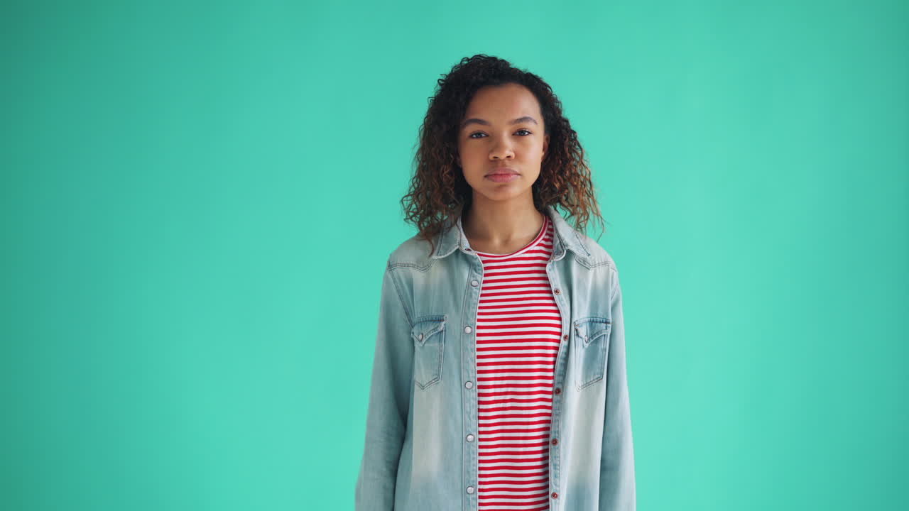 Teenage Girl Expressing Displeasure