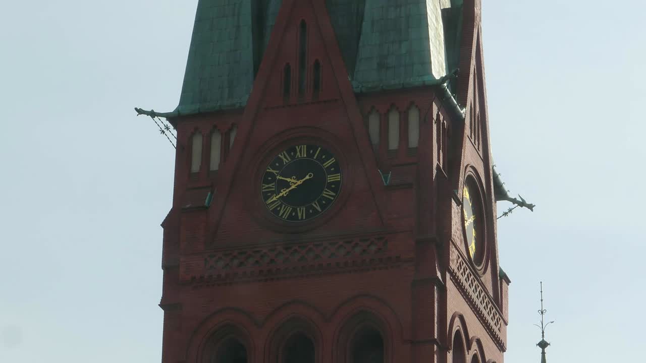 Church Tower Clocks Time Lapse