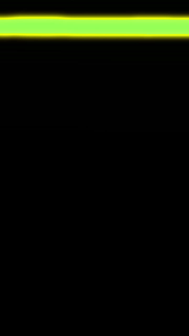 Neon Green Animated Text Appearing on Black Background