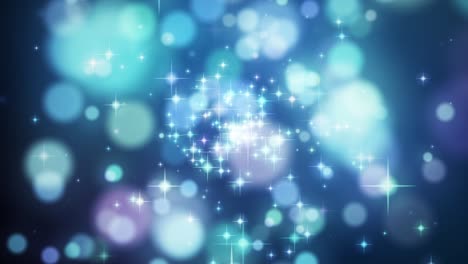 luces bokeh brillantes parpadeantes. fondo de celebración de movimiento 4k con efecto de animación.
