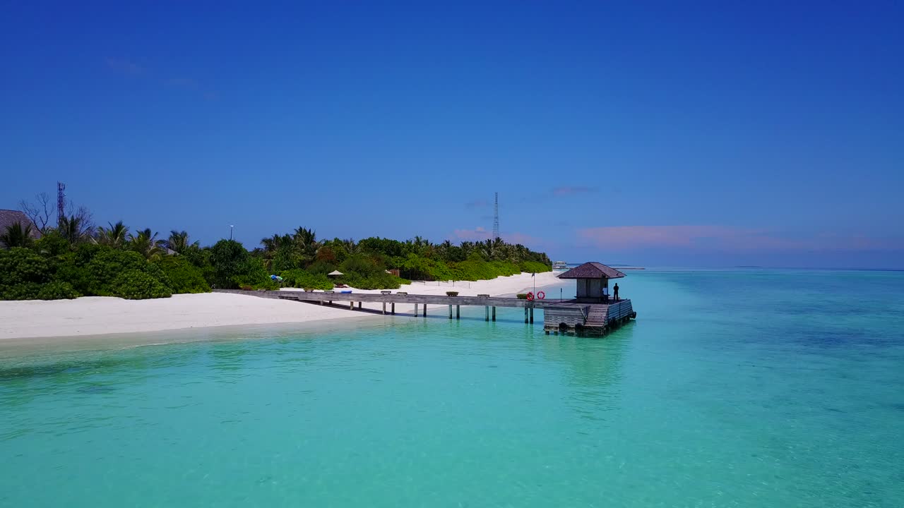 Piccola isola isolata nel Mar dei Caraibi
