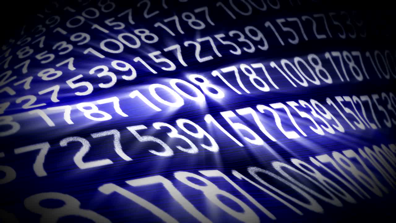 código de tecnología de fondo de números aleatorios, bucle