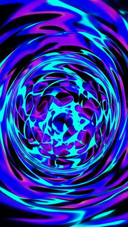 abstract neon vortex swirl