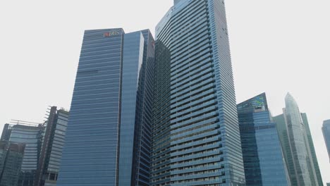 singapore city skyline with high-rise buildings