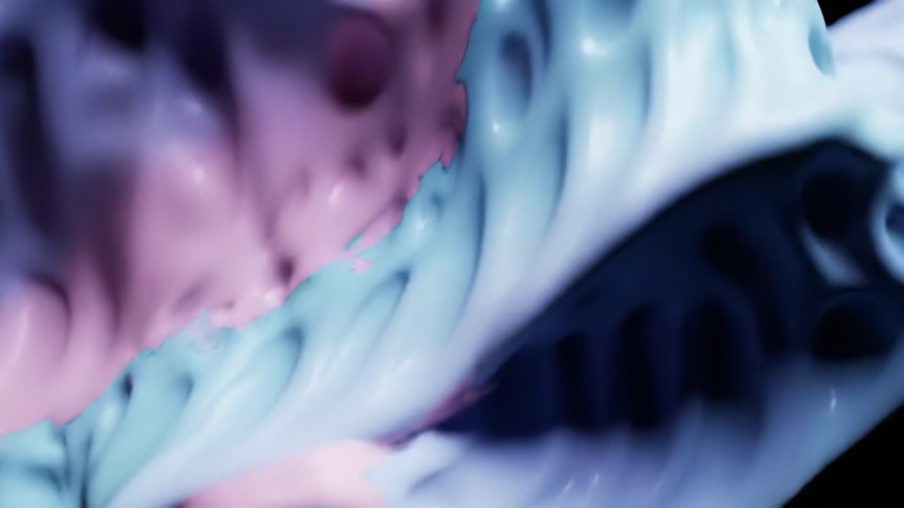 Abstract Liquid Splash Art