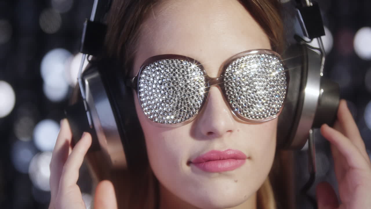 여자 실버 선글라스 4k 03