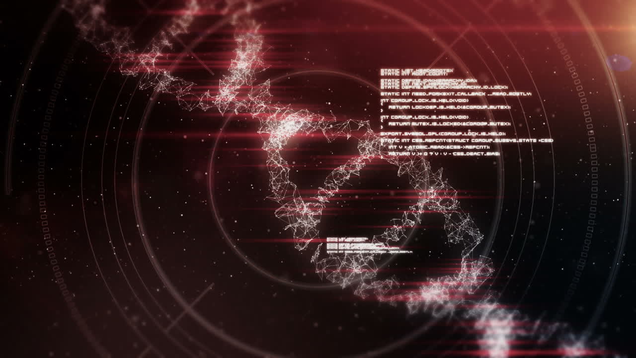 추상적 인 dna 나선