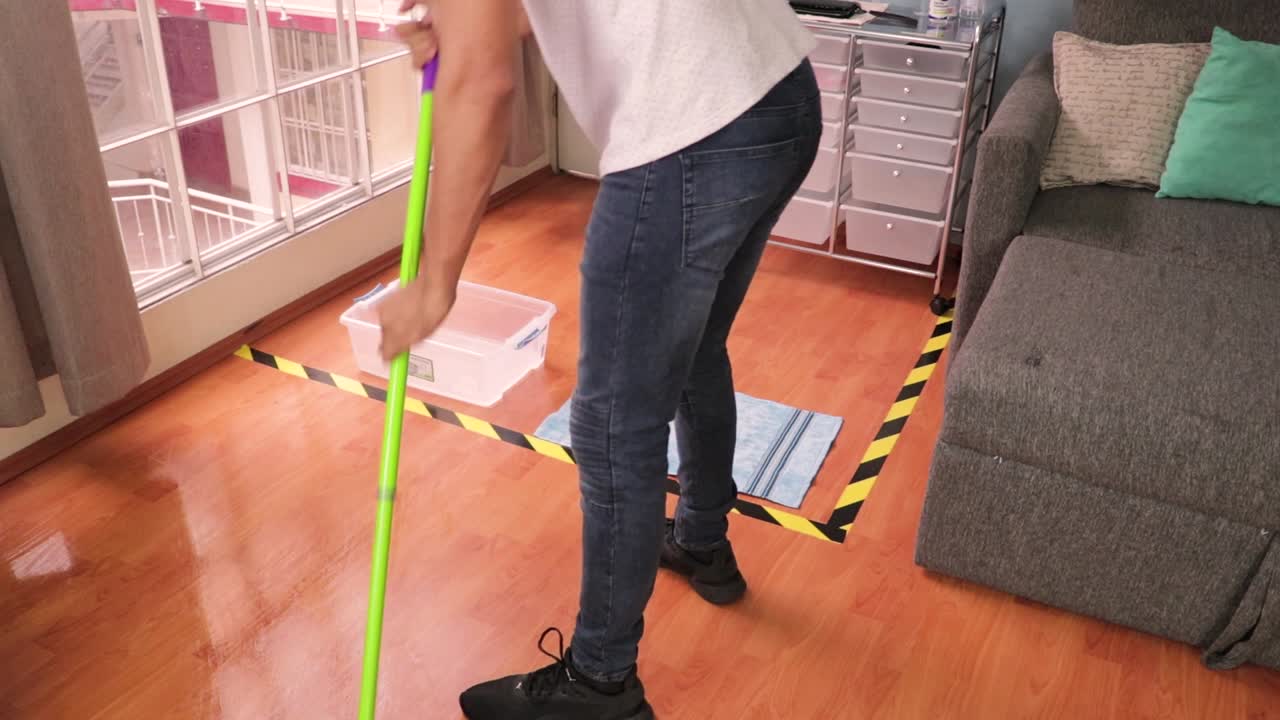 rutina de desinfección