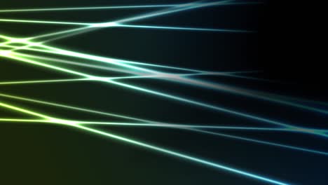 blue green neon laser lines technology modern motion design