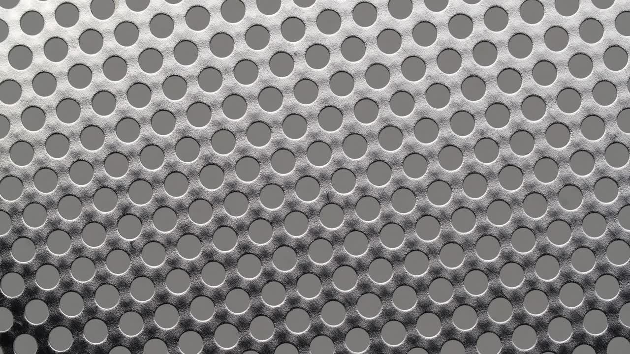 fondo con agujeros perforados.