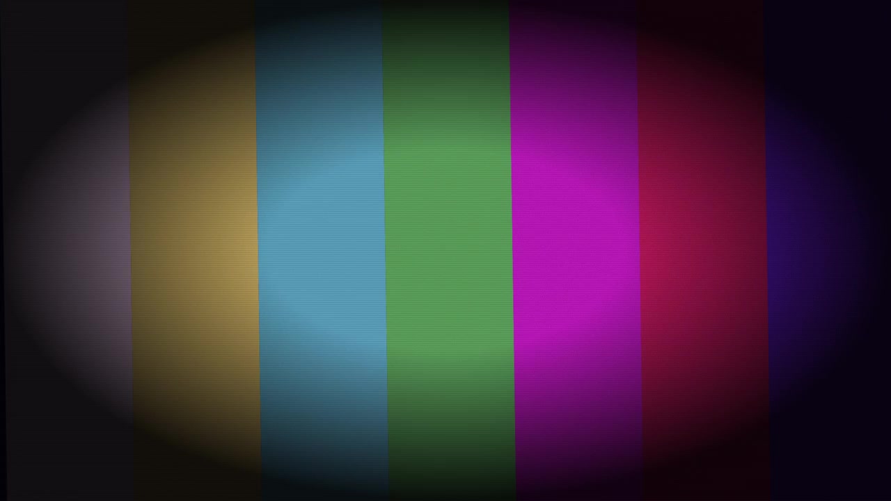 Television Test Pattern with Vignette Effect