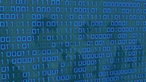 Animation of data processing over diverse business people