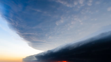 black clouds racing through the sky in natures 4k timelapse