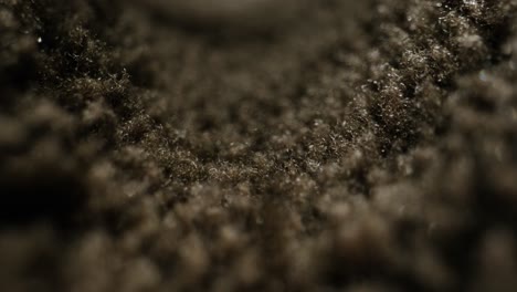 close-up of a textured fabric