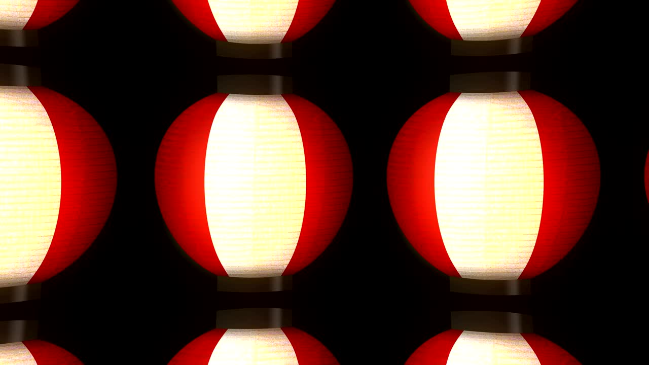 일본의 종이 등불의 빛, 루프 애니메이션