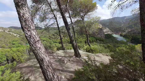 Aussichtspunkte-über-Bergwanderungen-In-Tarifa,-Cádiz,-Spanien