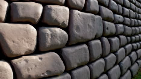 ancient stone wall in peru