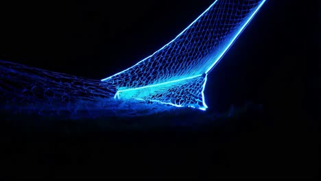 abstract blue light mesh